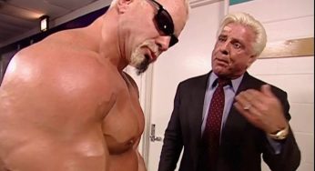 Scott Steiner Threatens To Kill Ric Flair In The Ring