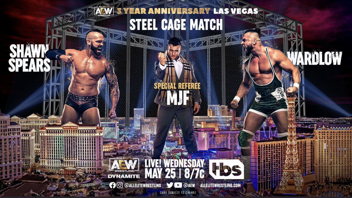 AEW Dynamite “3 Year Anniversary” Results for May 25, 2022