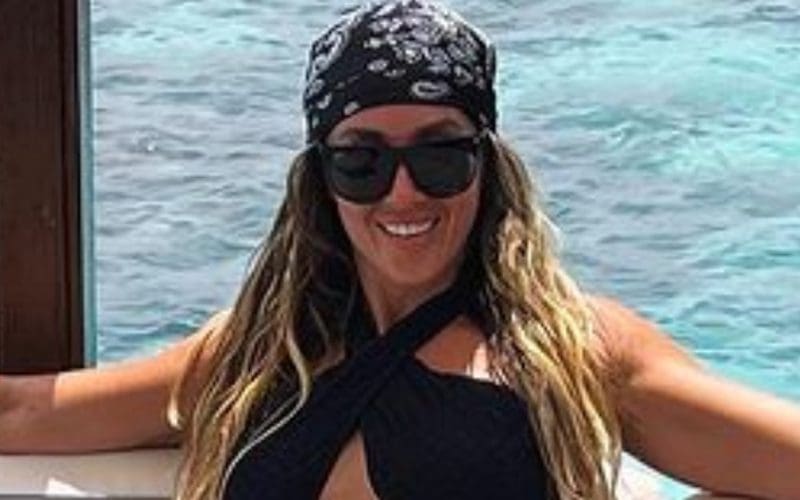 Chelsea Green Stuns In Black Bikini Photo Drop