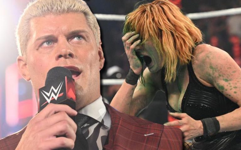 ‘Blind’ Becky Lynch Hilariously Fails To Attack Cody Rhodes After WWE RAW Goes Off Air