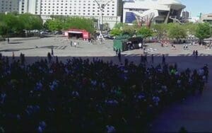 Fans Having Terrible Time Getting Into The Building For AEW Double Or Nothing