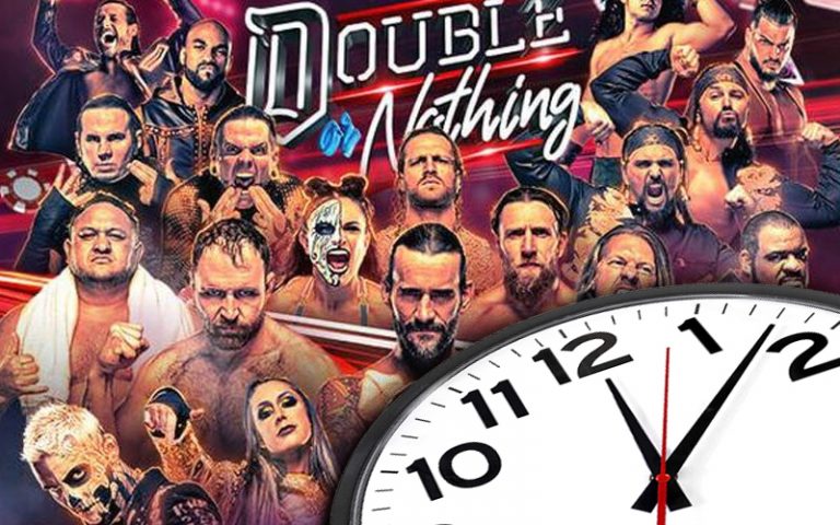 How Long AEW Is Planning For Double Or Nothing