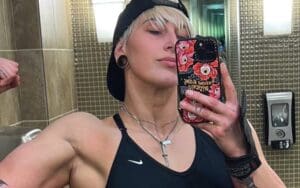 Rhea Ripley Flexes Big In Revealing Mirror Selfie