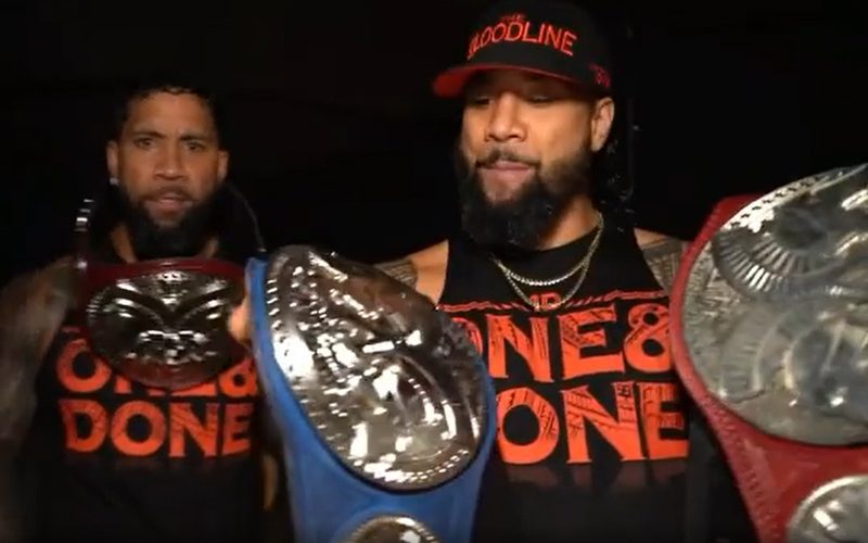 Usos Winning Unified WWE Tag Team Title Match Was A Last Minute Decision