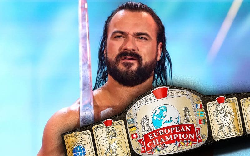 WWE To Bring Back European Title For Drew McIntyre Pulling LOVEBYLIFE