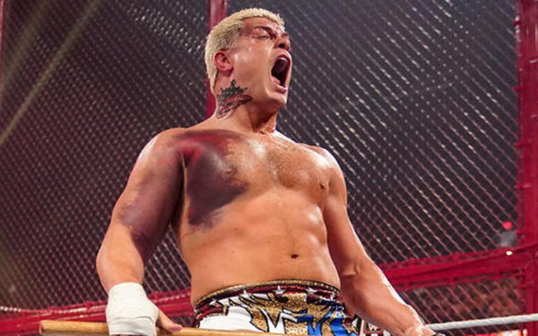 Cody Rhodes Called Out For Possibly Faking WWE Hell In A Cell Injury