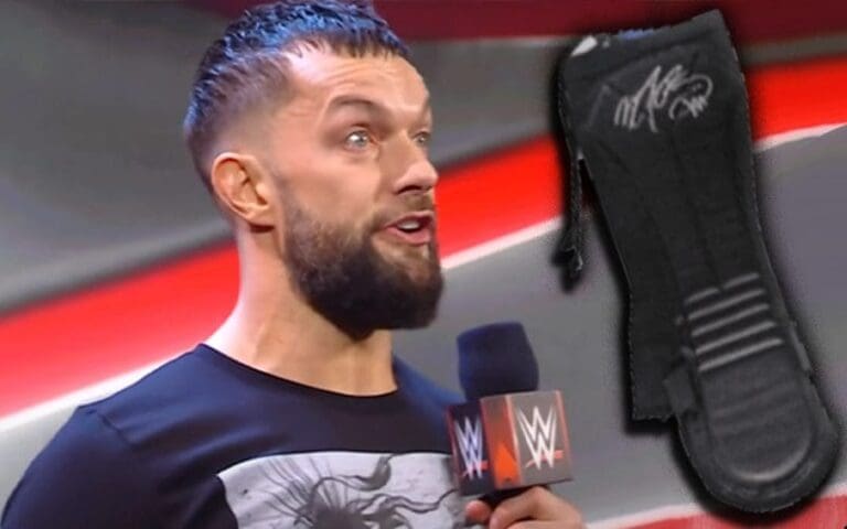 Finn Balor Selling Signed Ring Gear For Charity