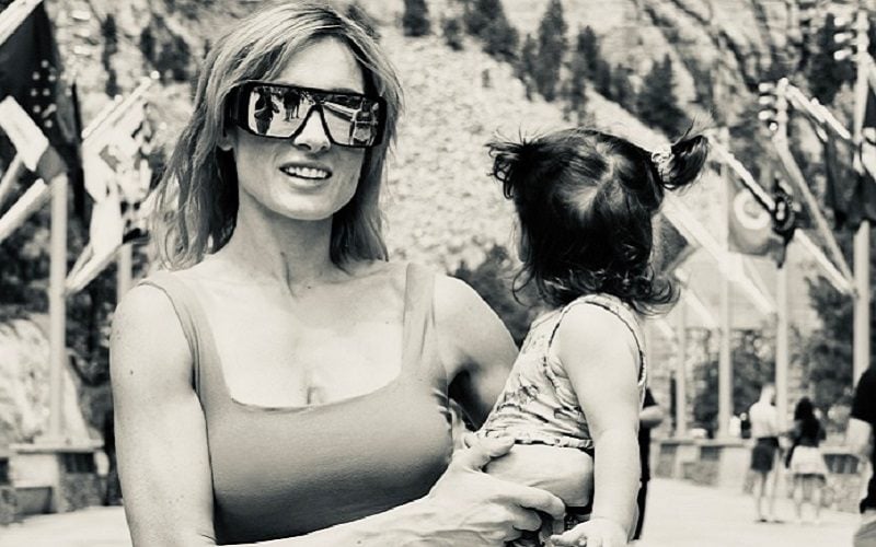 Becky Lynch Shares Rare Photo Of Baby Roux In Front Of Mt. Rushmore