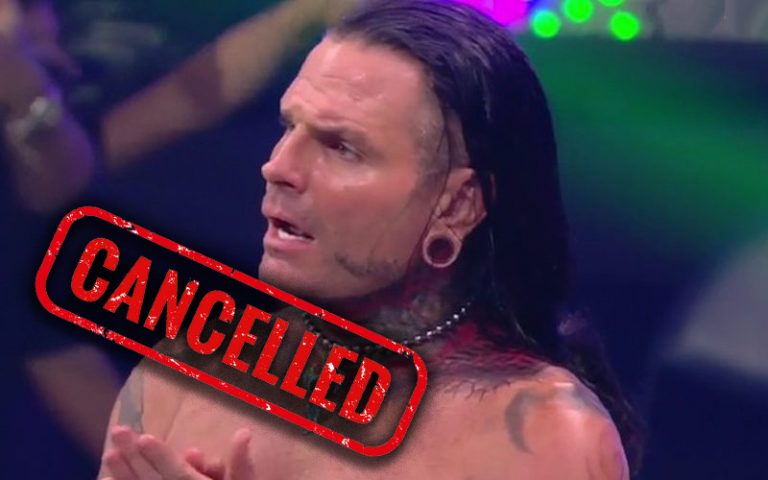 Jeff Hardy Pulled From Upcoming Indie Event