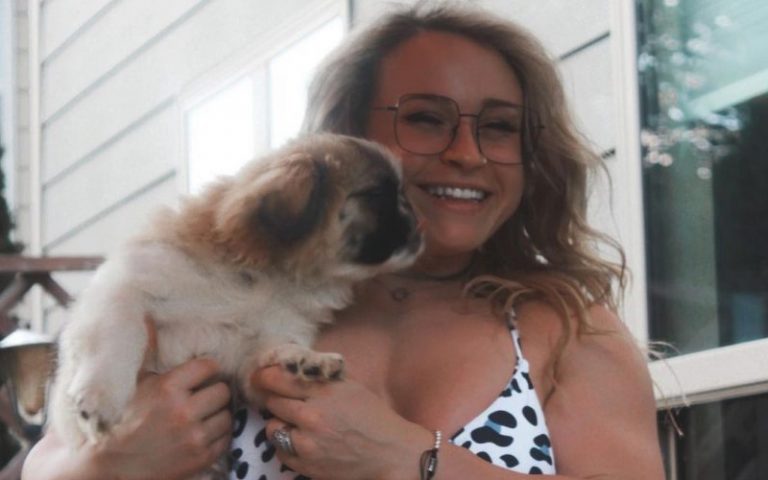 Jordynne Grace Shows Off Her Puppies With Skimpy Bikini Photo Drop
