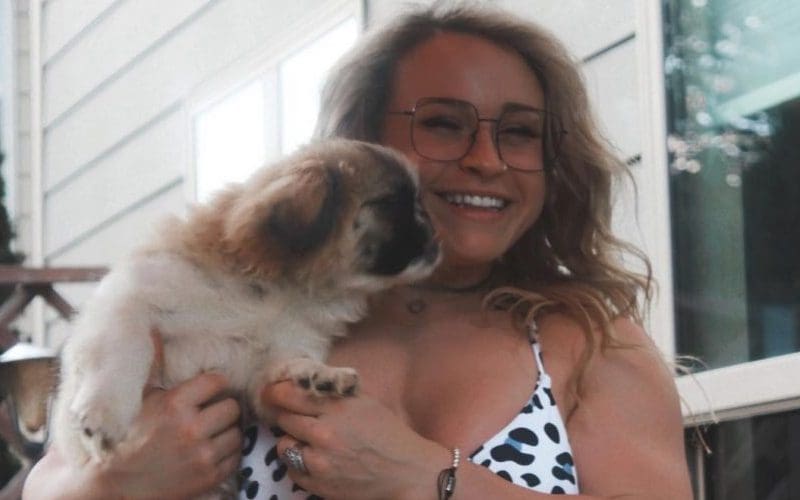 Jordynne Grace Shows Off Her Puppies With Skimpy Bikini Photo Drop