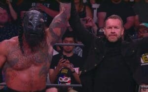 Luchasaurus Turns Heel & Aligns With Christian Cage At AEW 'Blood & Guts'