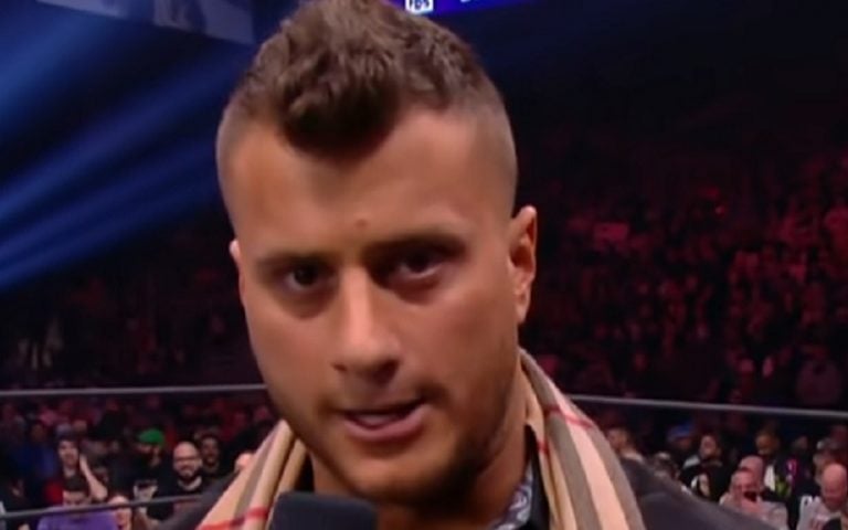 AEW Ring Announcer Accidentally Pointed Out Controversial Sign About MJF During Dynamite Taping