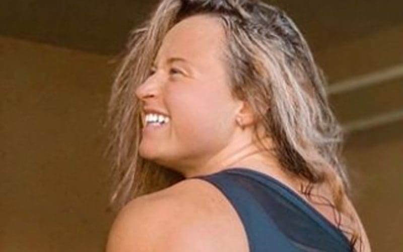 Jordynne Grace Bends Over & Cracks Up Laughing In Underwear Photo Drop