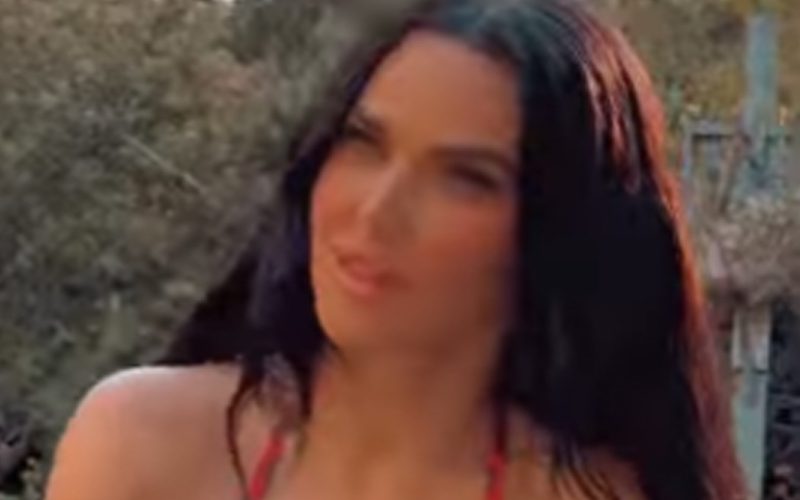 Lana Turns Heads In Super Skimpy Red Bikini Video Drop