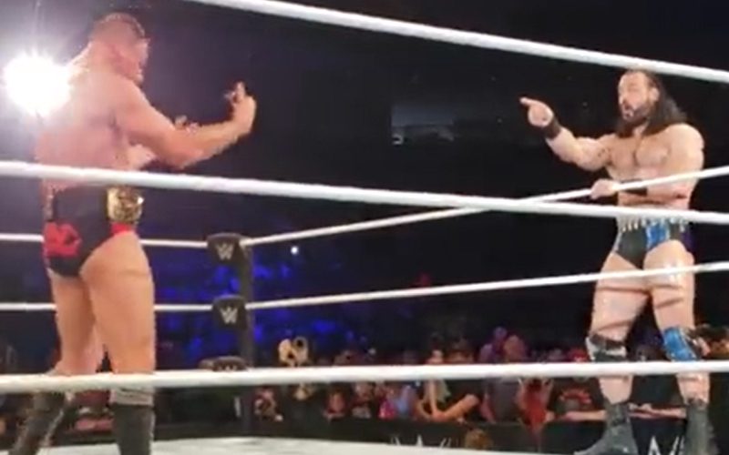 Drew McIntyre & Gunther Have Intense Face-Off At WWE Live Event
