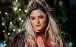 Tay Conti Turns Heads In Seductive Red One-Piece Photo Drop