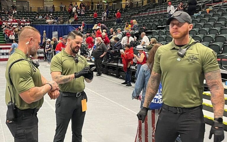 Ex TNA Star Spotted Doing Private Security For Donald Trump