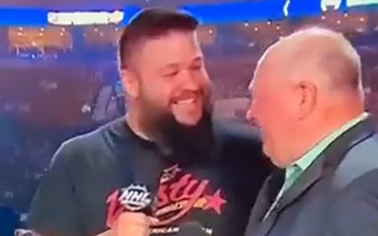 Kevin Owens Appears During NHL Draft