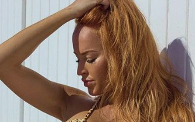 Summer Rae Turns Up The Heat In Skimpy Leopard Print Bikini
