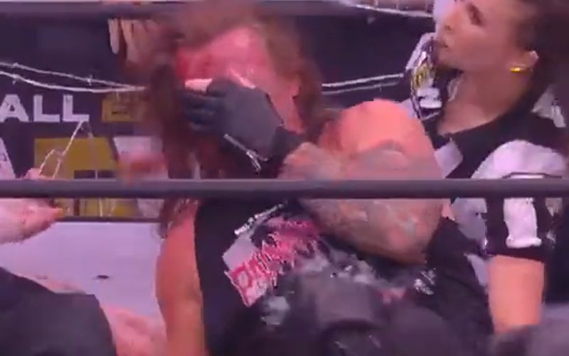 Chris Jericho Broke His Nose In Barbed Wire Everywhere Match