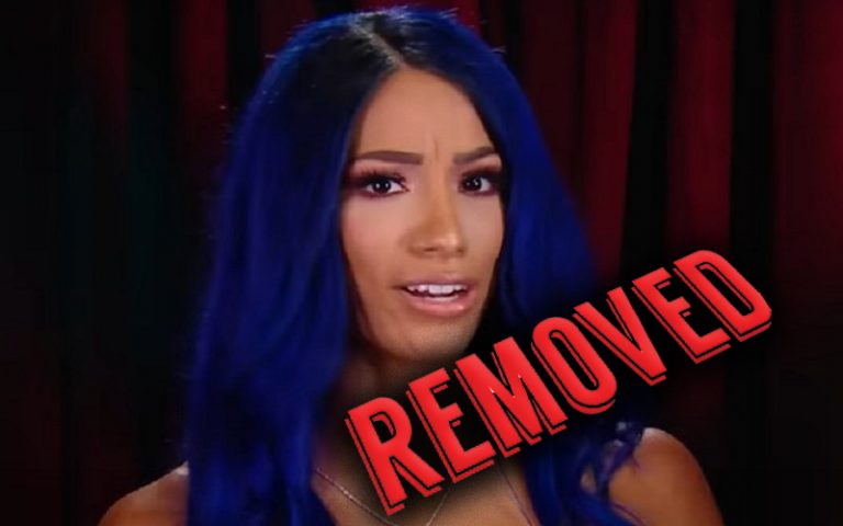 WWE Taking Even More Steps To Remove Sasha Banks