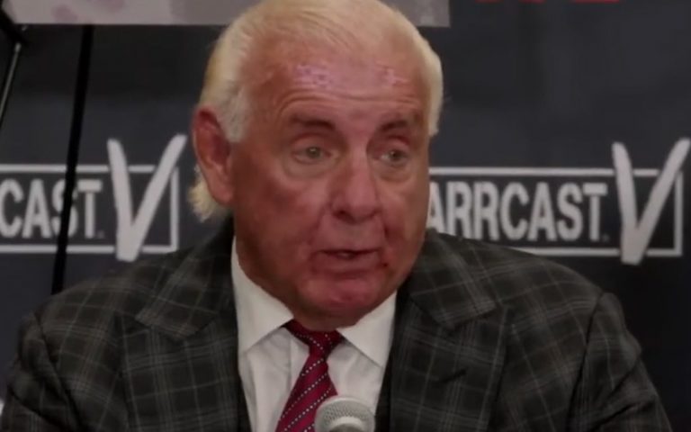 Ric Flair Is Determined To Bleed In His Last Match