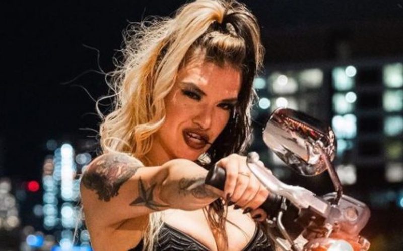 Shaul Guerrero Straddles Motorcycle In Scandalous Leather Photo Drop