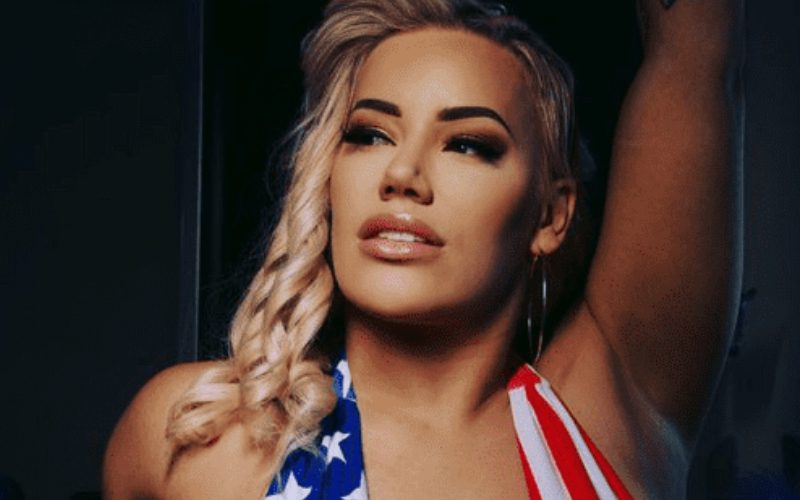 Taya Valkyrie Sizzles In Stars & Stripes Lingerie Photo Drop