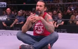 CM Punk Clears The Air On Going Off-Script During AEW Promo