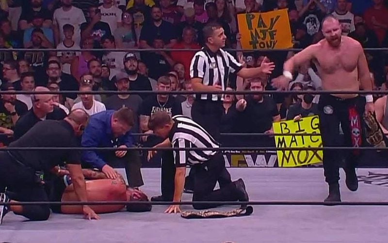 Jon Moxley Destroys CM Punk To Win AEW World Title