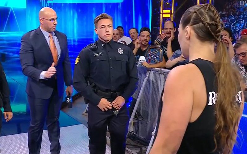 Identity Of Officer Who Arrested Ronda Rousey On WWE SmackDown