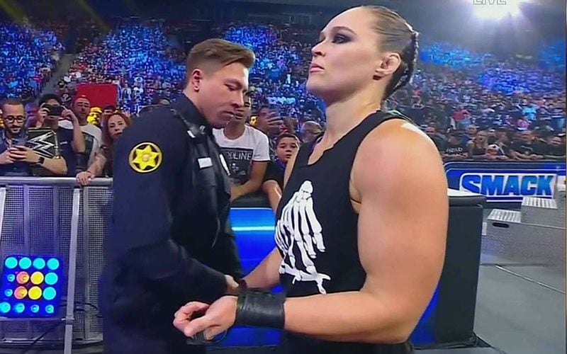 Ronda Rousey Arrested On WWE SmackDown This Week