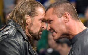 Randy Orton Once Wiped Snot Off Triple H's Face During A Match
