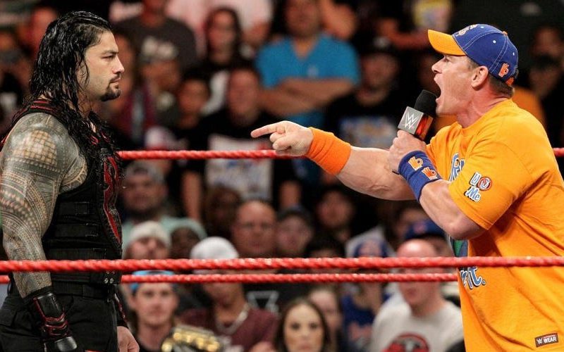 Roman Reigns Blanked Out During Infamous John Cena Promo