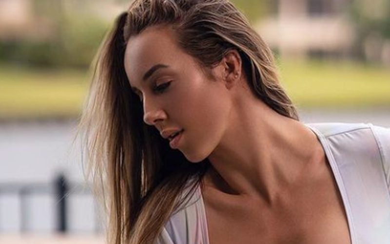 Chelsea Green Soaks Up The Florida Sun In Seductive White Cut-Out Swimsuit Photo Drop