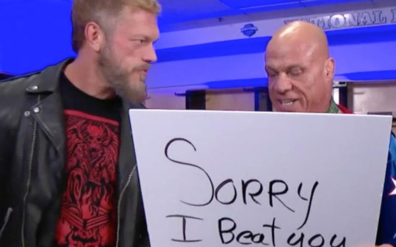 Kurt Angle Says Hilarious WWE RAW Segment Was Edge’s Idea