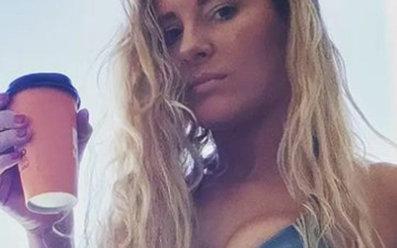 Lacey Evans Stuns In Super Skimpy Blue Bikini Photo Drop
