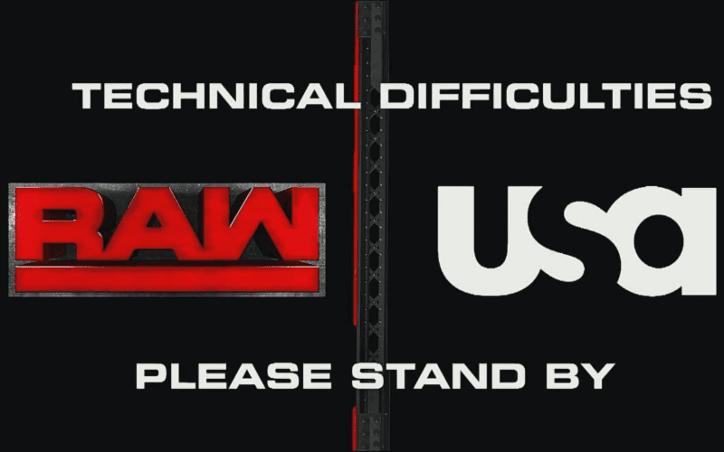 WWE Raw Briefly Goes Off The Air Due To ‘Technical Difficulties’