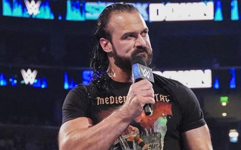 Drew McIntyre Pulled From Friday’s WWE SmackDown