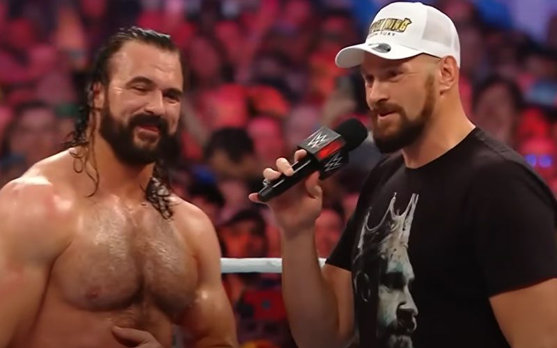 WWE 100% Planned Drew McIntyre & Tyson Fury ‘American Pie’ Sing-Along After Clash At The Castle