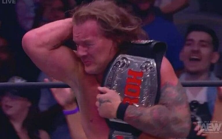 Chris Jericho Wins ROH World Title During AEW 'Dynamite: Grand Slam'
