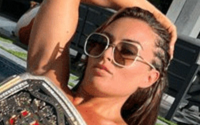 Mandy Rose Bares All To Recreate Shawn Michaels’ Famous Playgirl Pose