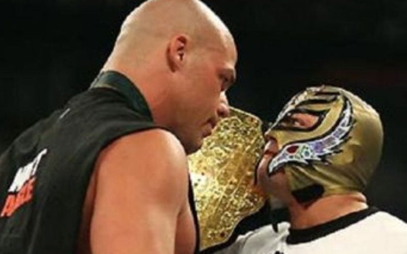 Kurt Angle Was Nervous Ahead Of Huge Rey Mysterio Match