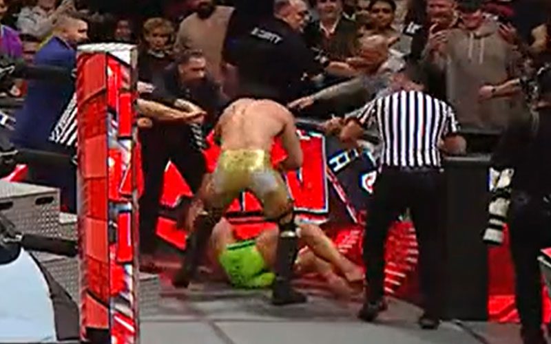 Seth Rollins & Matt Riddle Brawl After WWE Raw Goes Off The Air