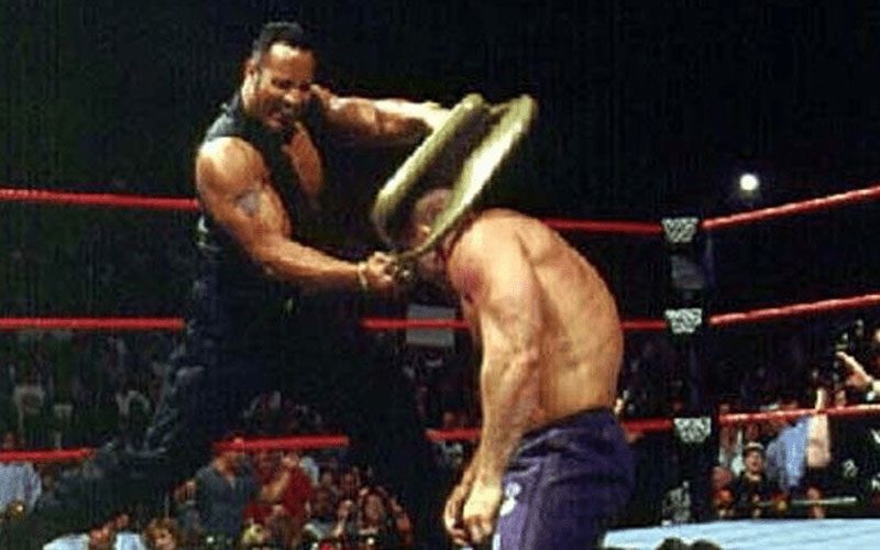 Ken Shamrock Wanted The Rock To Smash Him In The Face With A Chair