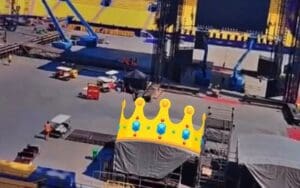 First Photos Of WWE Crown Jewel Stage Construction Revealed