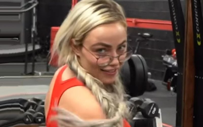 Liv Morgan Show Off Her Patented Butt Workout