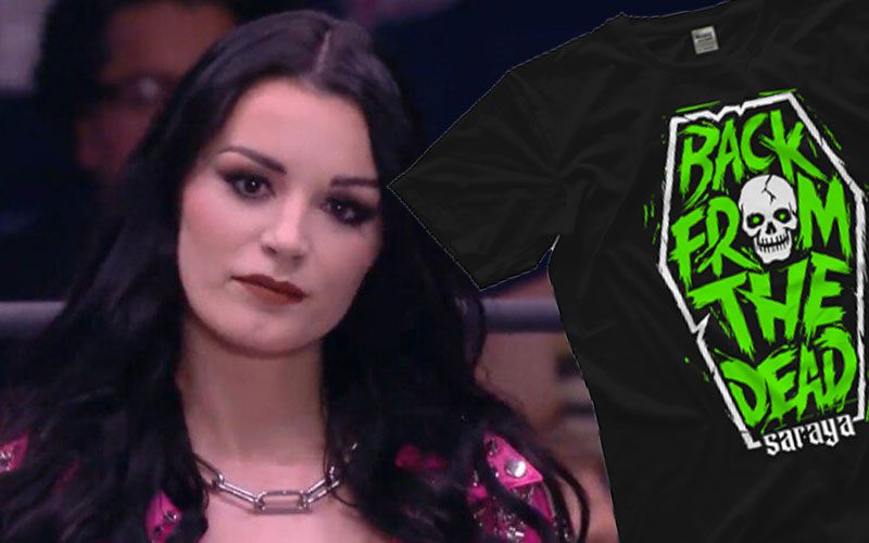 Saraya’s New AEW Merch Says She’s ‘Back From The Dead’