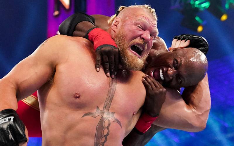 Bobby Lashley Claims Brock Lesnar Fears Him After WWE Crown Jewel